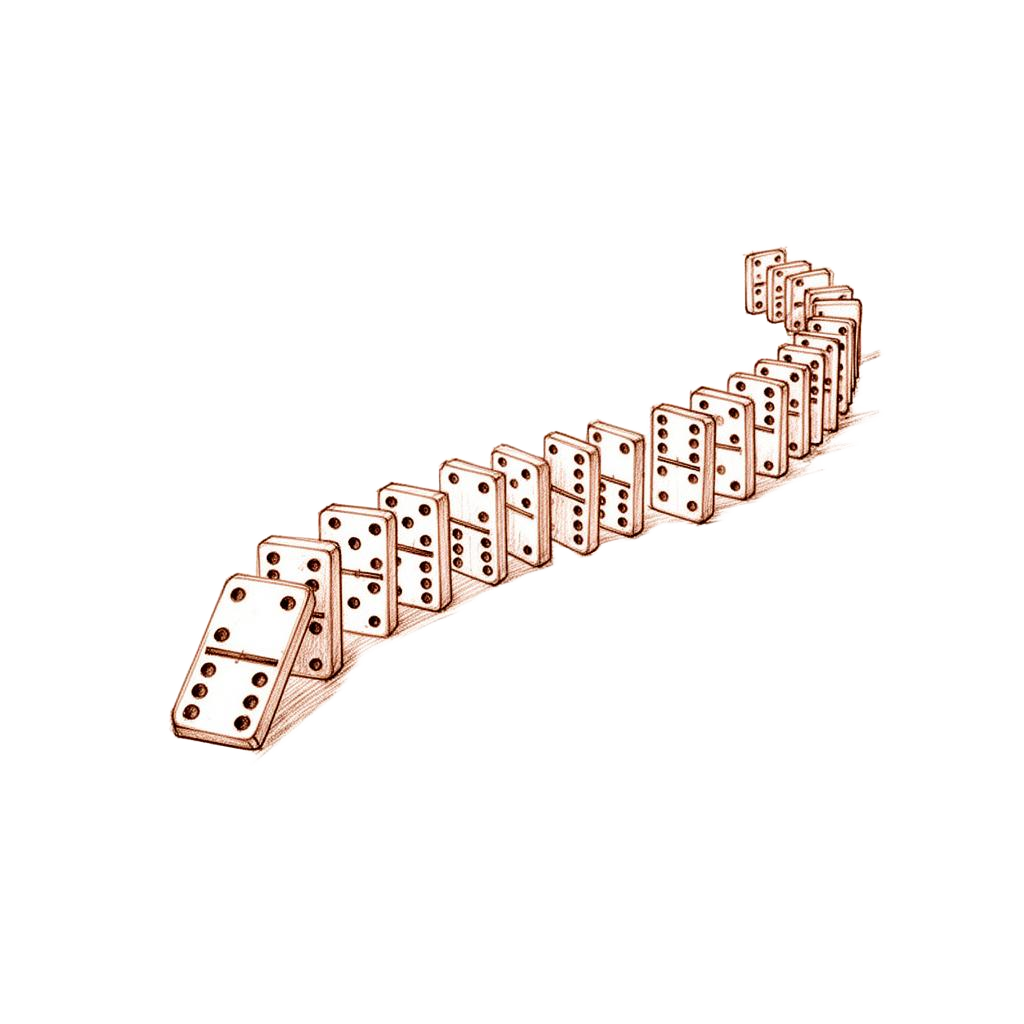 Skizze Domino